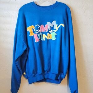 TommyInnit Limited Edition 2021 Official Merch Blue Crewneck Sweatshirt